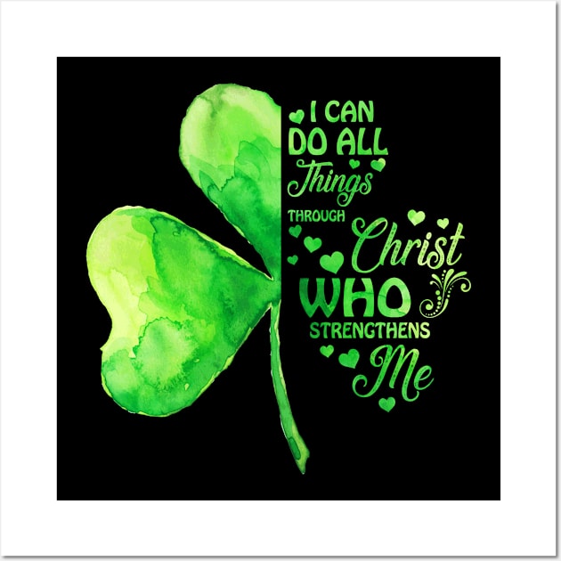 I can do all things through Christ who strengthens me Wall Art by dreadtwank